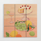 Aesthetic Dessert Wood Wall Art Gallery Image 1