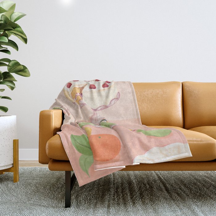Aesthetic Dessert Throw Blanket Gallery Image 1