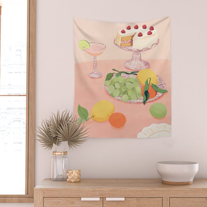Aesthetic Dessert Wall Tapestry Gallery Image 2