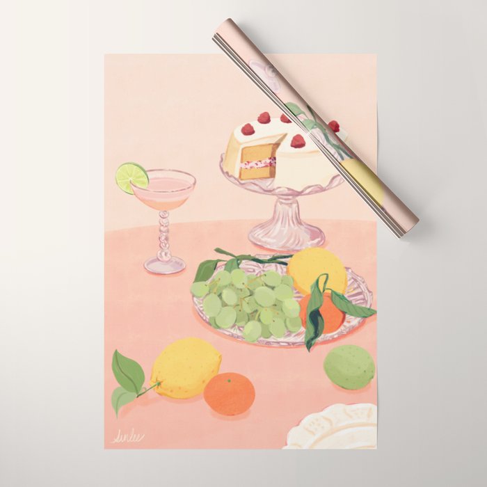 Aesthetic Dessert Wrapping Paper Gallery Image 1