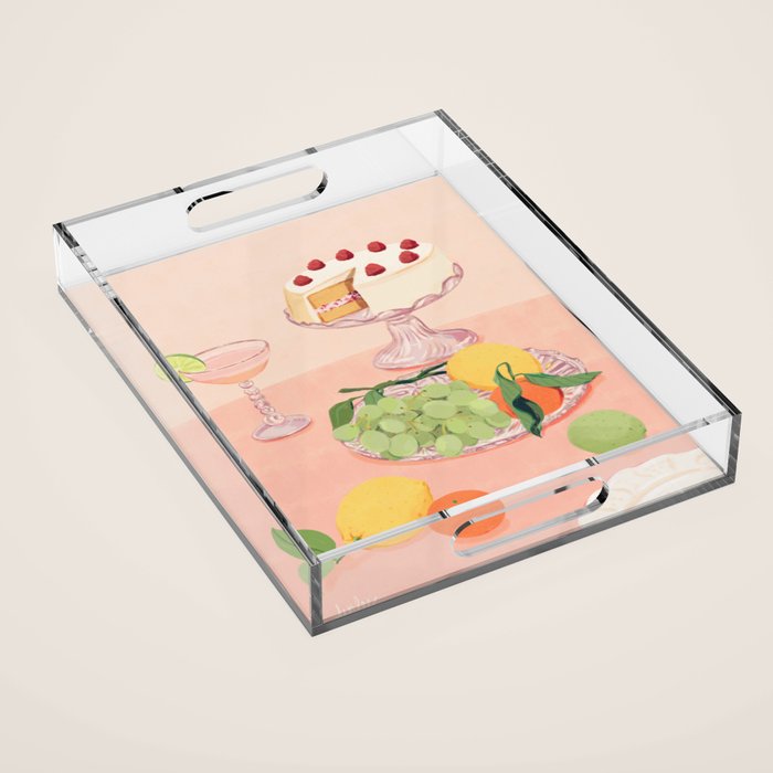 Aesthetic Dessert Acrylic Tray Gallery Image 1