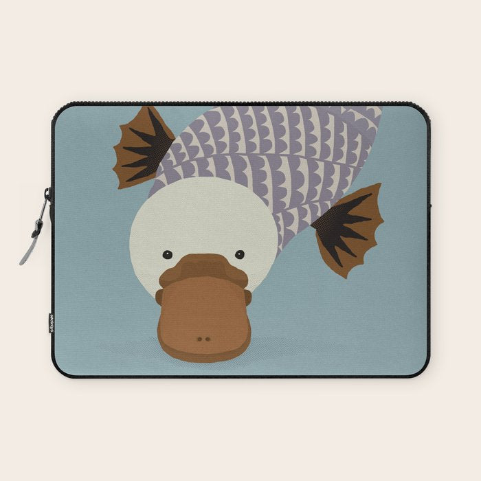 Whimsical Platypus Laptop Sleeve Gallery Image 1