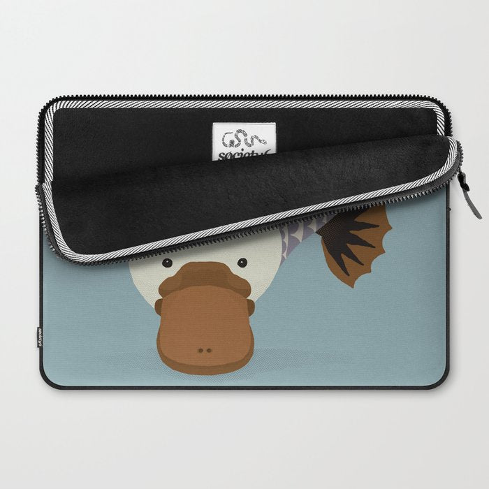 Whimsical Platypus Laptop Sleeve Gallery Image 2