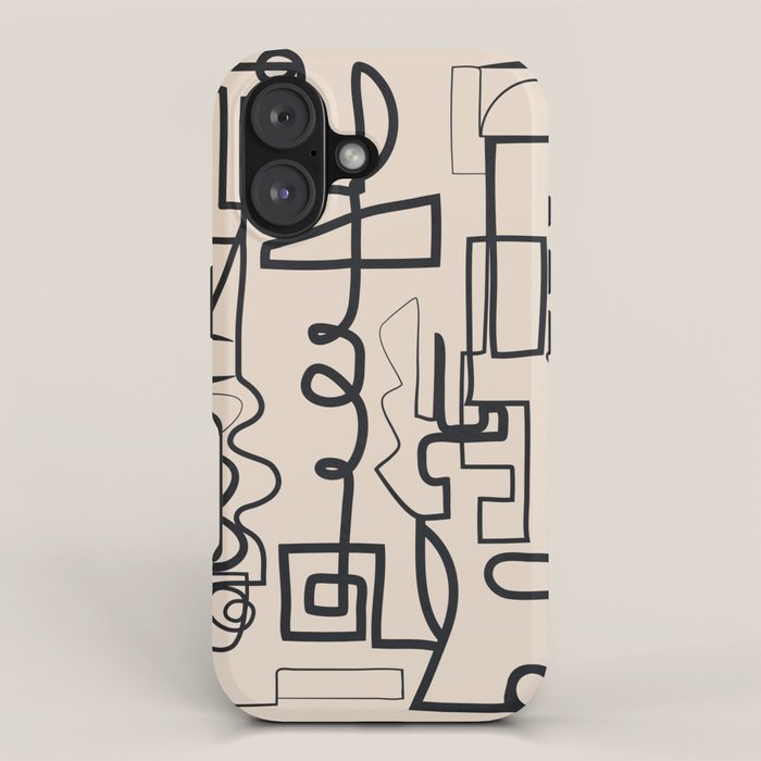 Abstract Line Movement 04 iPhone Case Gallery Image 1