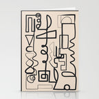 Abstract Line Movement 04 Stationery Card Gallery Image 2