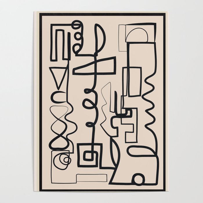 Abstract Line Movement 04 Poster Gallery Image 1