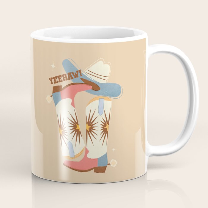 Yeehaw! Cowboy Boots Coffee Mug Gallery Image 1