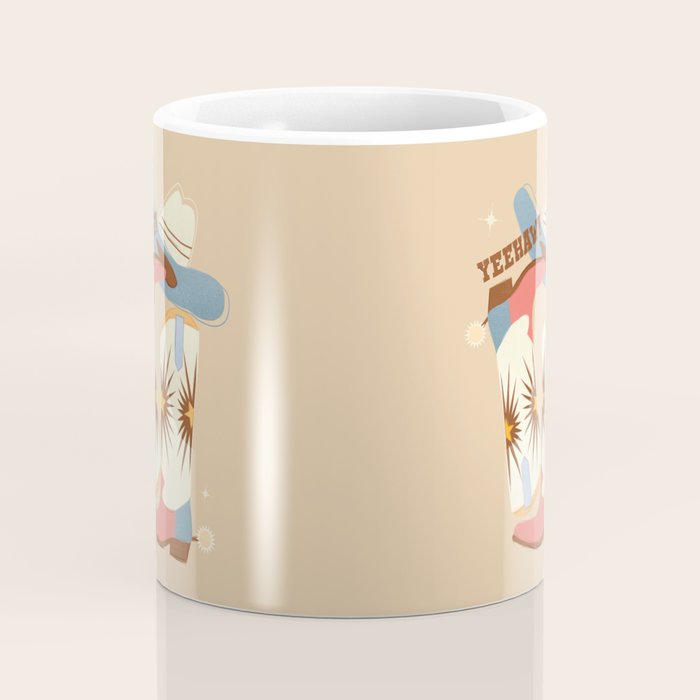 Yeehaw! Cowboy Boots Coffee Mug Gallery Image 4
