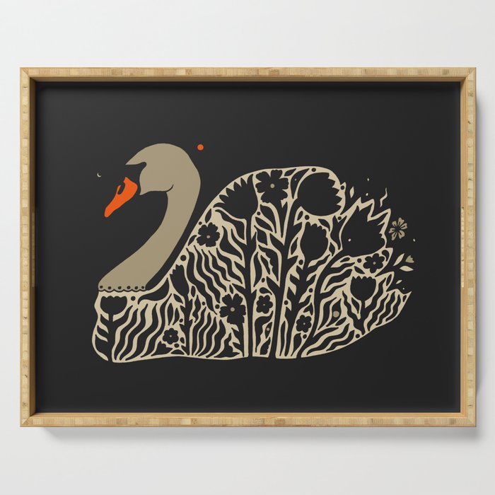 Swan Serving Tray Gallery Image 1