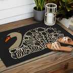 Swan Outdoor Rug Gallery Image 2