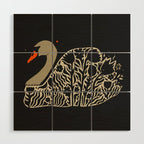 Swan Wood Wall Art Gallery Image 1