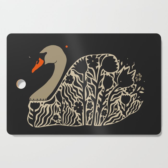 Swan Cutting Board Gallery Image 1