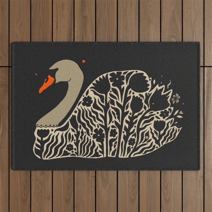Swan Outdoor Rug Gallery Image 1