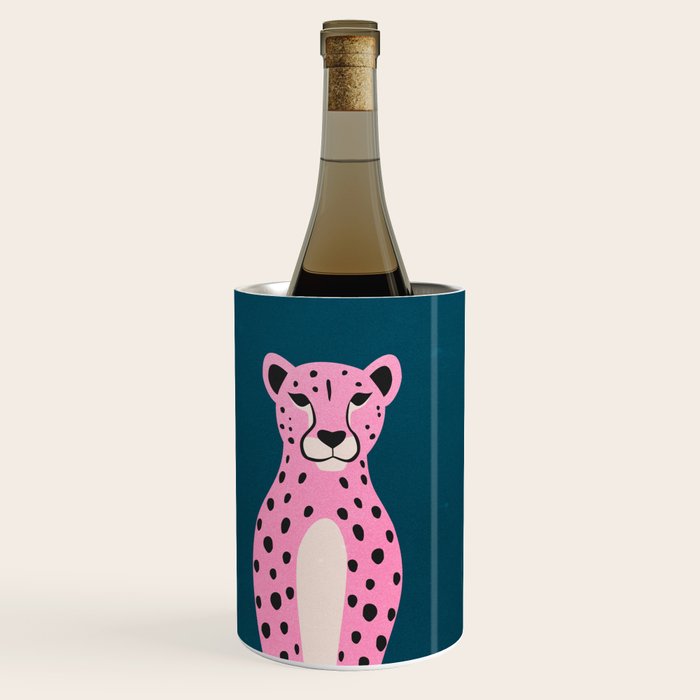 The Stare: Night Race Pink Cheetah Edition Wine Chiller Gallery Image 3