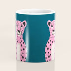 The Stare: Night Race Pink Cheetah Edition Coffee Mug Gallery Image 4