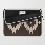 Southwestern Minimalism XXV - Mocha Brown Laptop Sleeve Gallery Image 2