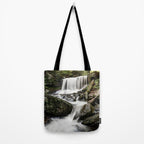 Appalachian Waterfall X - Ricketts Glen Adventure Tote Bag Gallery Image 2