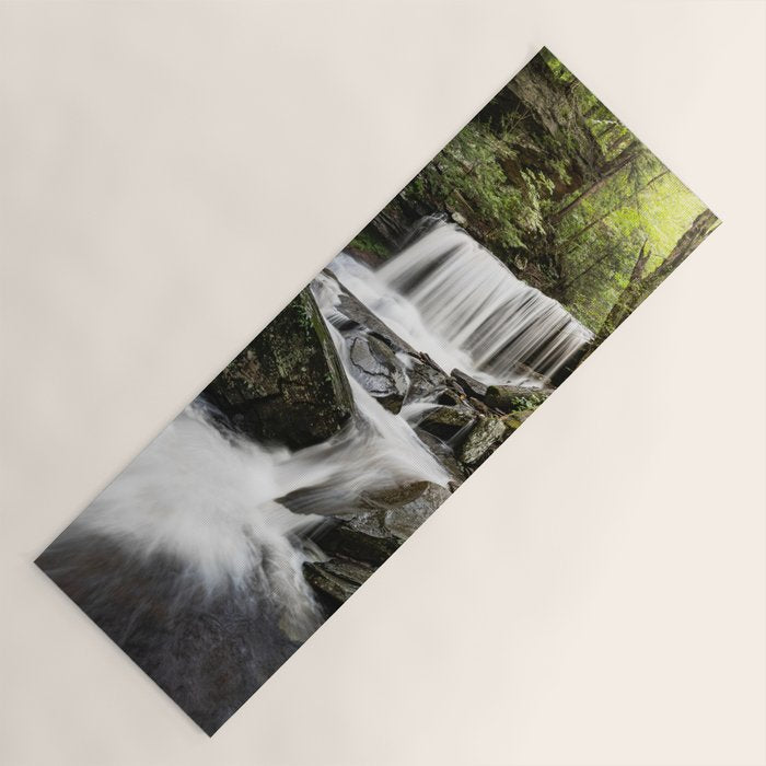 Appalachian Waterfall X - Ricketts Glen Adventure Yoga Mat Gallery Image 1