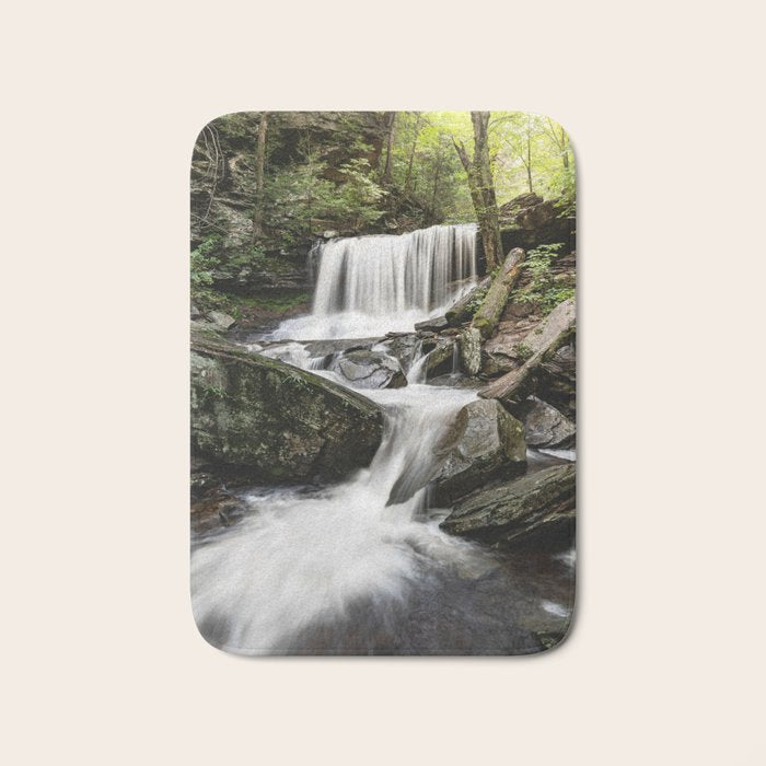 Appalachian Waterfall X - Ricketts Glen Adventure Bath Mat Gallery Image 1