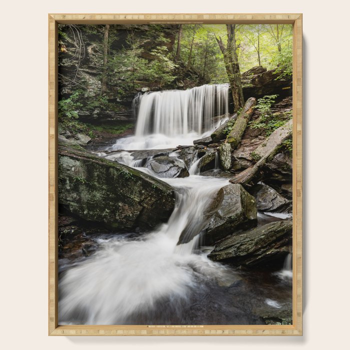 Appalachian Waterfall X - Ricketts Glen Adventure Serving Tray Gallery Image 1