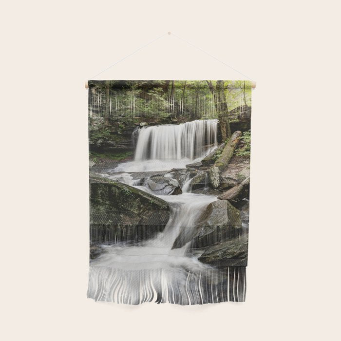 Appalachian Waterfall X - Ricketts Glen Adventure Wall Hanging Gallery Image 1