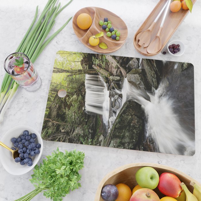 Appalachian Waterfall X - Ricketts Glen Adventure Cutting Board Gallery Image 2