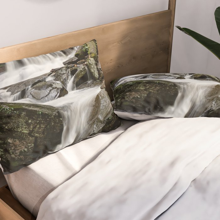 Appalachian Waterfall X - Ricketts Glen Adventure Pillow Sham Gallery Image 2