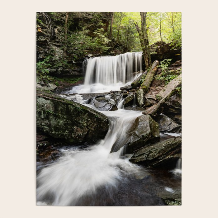 Appalachian Waterfall X - Ricketts Glen Adventure Poster Gallery Image 4