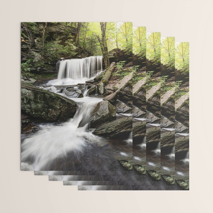 Appalachian Waterfall X - Ricketts Glen Adventure Wrapping Paper Gallery Image 3