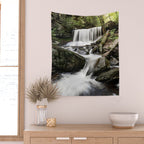 Appalachian Waterfall X - Ricketts Glen Adventure Wall Tapestry Gallery Image 2