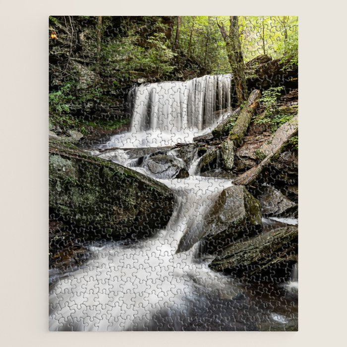 Appalachian Waterfall X - Ricketts Glen Adventure Jigsaw Puzzle Gallery Image 1