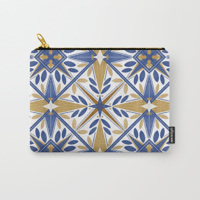 Geometric modern tile B Carry All Pouch Gallery Image 1
