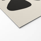 Black coral cut out Welcome Mat Gallery Image 2