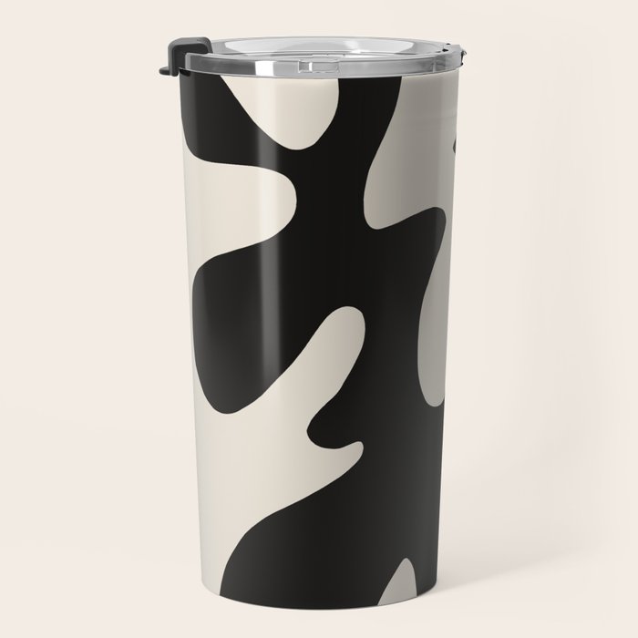 Black coral cut out Travel Mug Gallery Image 3