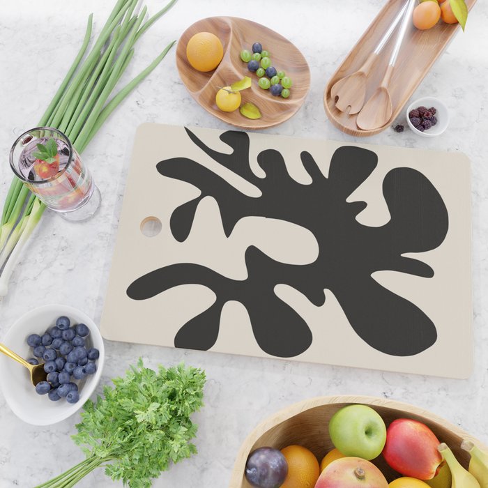 Black coral cut out Cutting Board Gallery Image 2