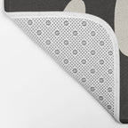 Black coral cut out Bath Mat Gallery Image 2