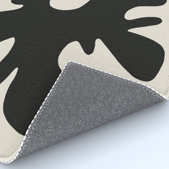 Black coral cut out Rug Gallery Image 4
