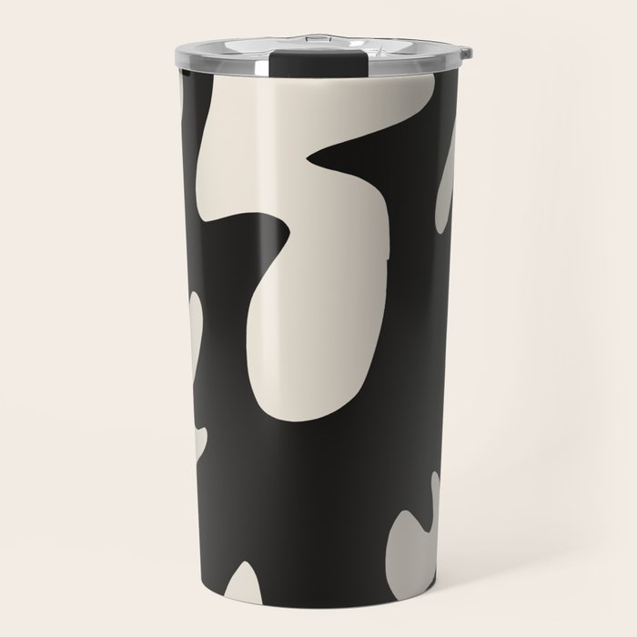 Black coral cut out Travel Mug Gallery Image 1