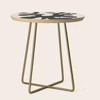 Black coral cut out Side Table Gallery Image 1