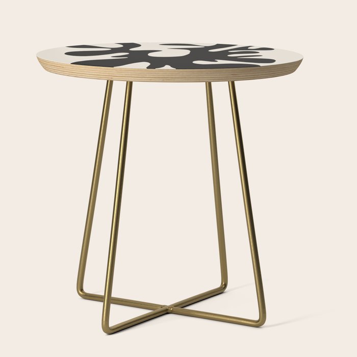 Black coral cut out Side Table Gallery Image 1