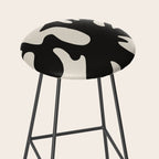 Black coral cut out Stool Gallery Image 2