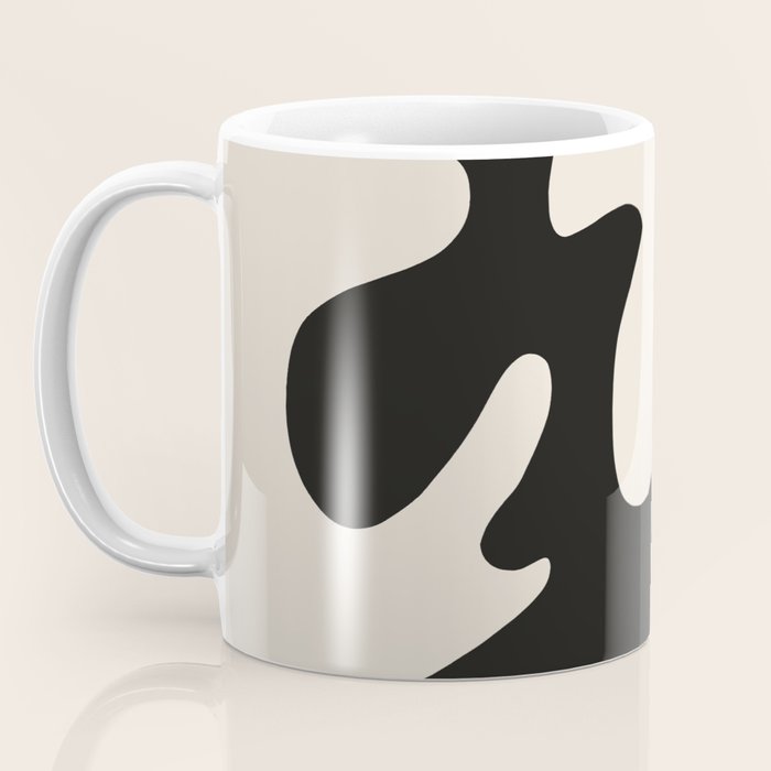 Black coral cut out Coffee Mug Gallery Image 3