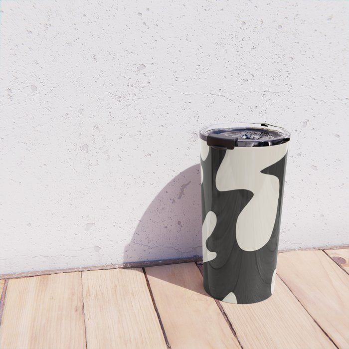 Black coral cut out Travel Mug Gallery Image 4