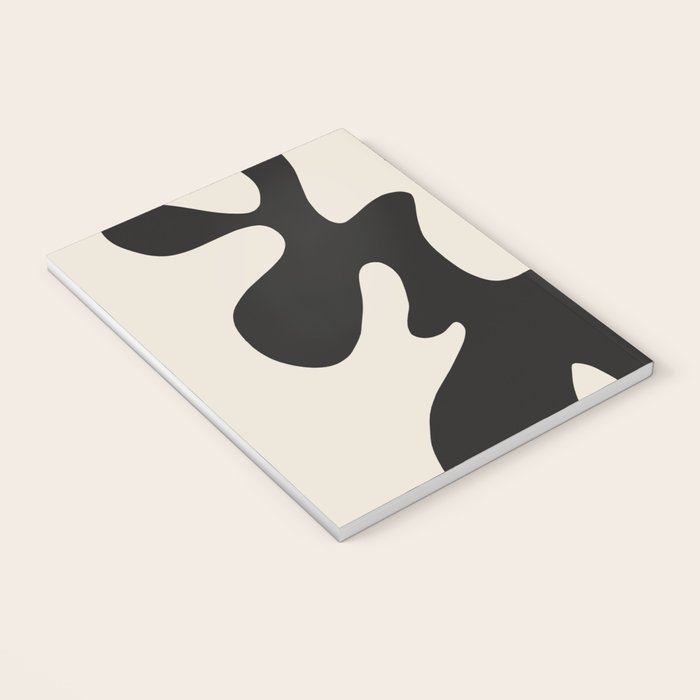 Black coral cut out Notebook Gallery Image 3