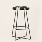 Black coral cut out Stool Gallery Image 1