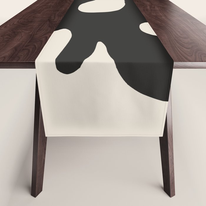 Black coral cut out Table Runner Gallery Image 1