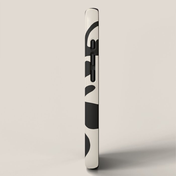 Black coral cut out iPhone Case Gallery Image 2