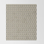 Little Rainbows - black, marigold, and cream Throw Blanket Gallery Image 2