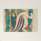 Pink Flamingo Welcome Mat Gallery Image 1