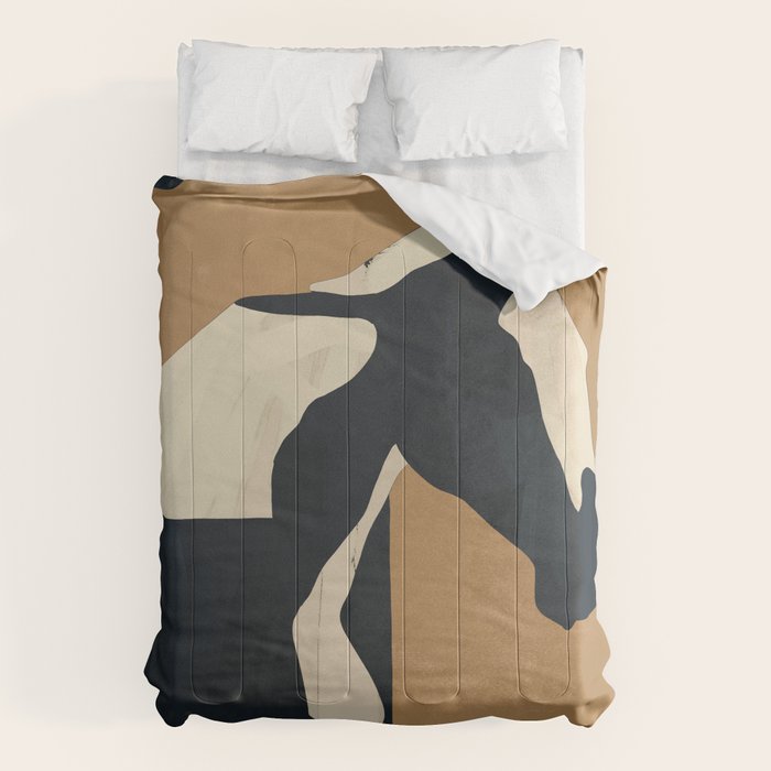 Abstract Minimal Horse 6 Comforter Gallery Image 6